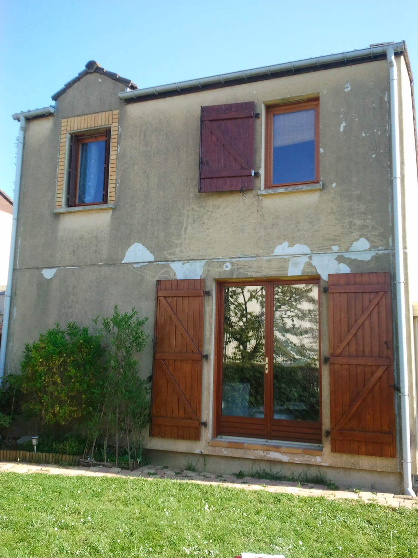 Ravalement de façades d’un maison près de Reims