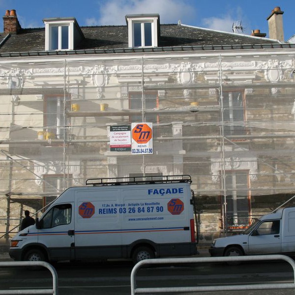 Rénovation façades maison Reims Champagne