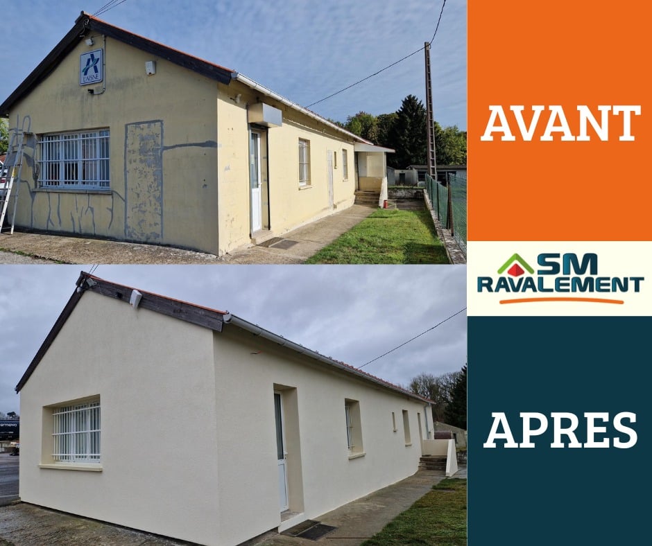 Isolation thermique par l’extérieur de bâtiments publics à Fère-en-Tardenois