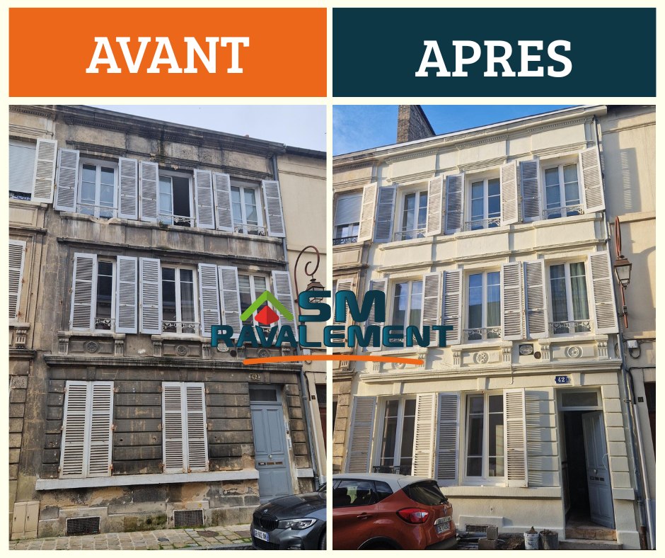 Restauration d’un immeuble en pierre au cœur de Reims