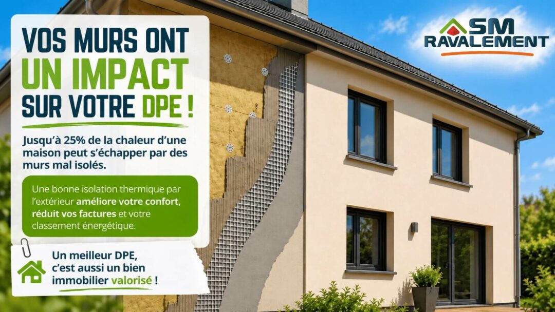 Façade et DPE : comment vos murs influencent votre classement énergétique